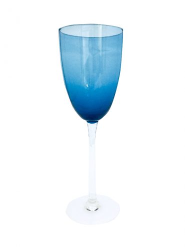 Hand blown wine glasses Aquablue
SET OF 4