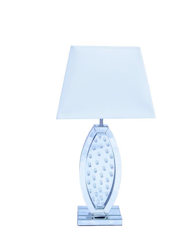 Decorative table lamp with crystal detail ( without top)