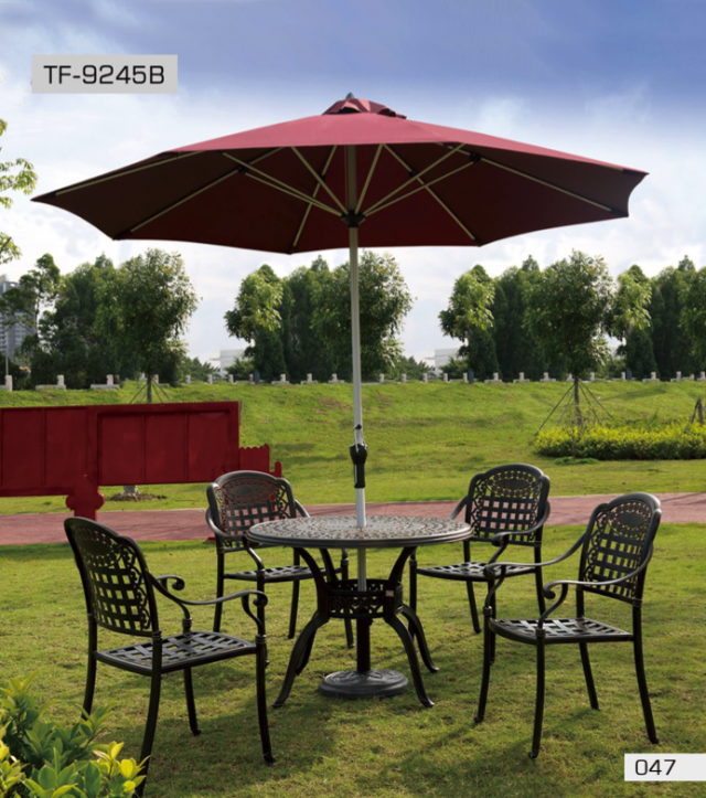 Round Aluminum Patio Umbrella