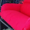 Fauteuil suspendu de luxe en osier en forme de larme – Image 4