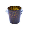Seau à glace en verre soufflé à la main (motif léopard) – Image 2