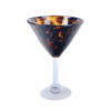 Verre à martini soufflé à la main (motif léopard) – Image 2