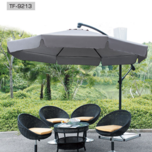 Grey Aluminum Patio Umbrella